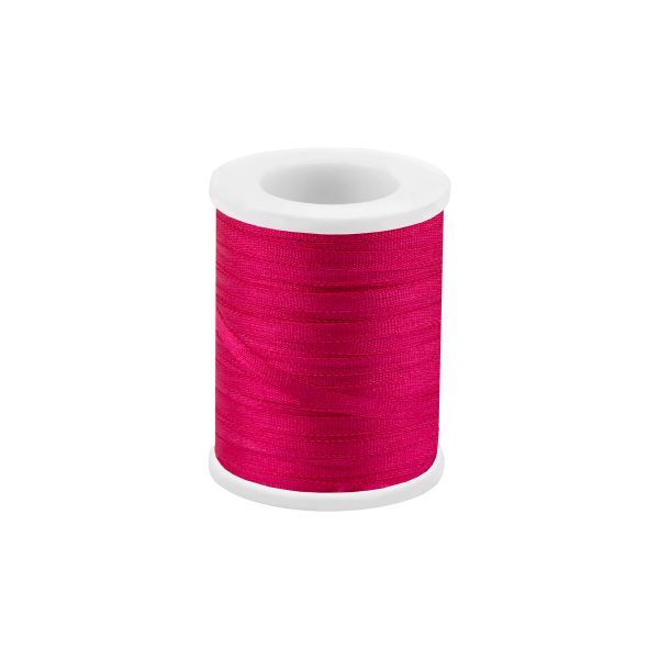 Лента (тесьма) шелковая 2.0 мм / 45.5±0.5 метров, №093 малиновый, Gamma SR-2