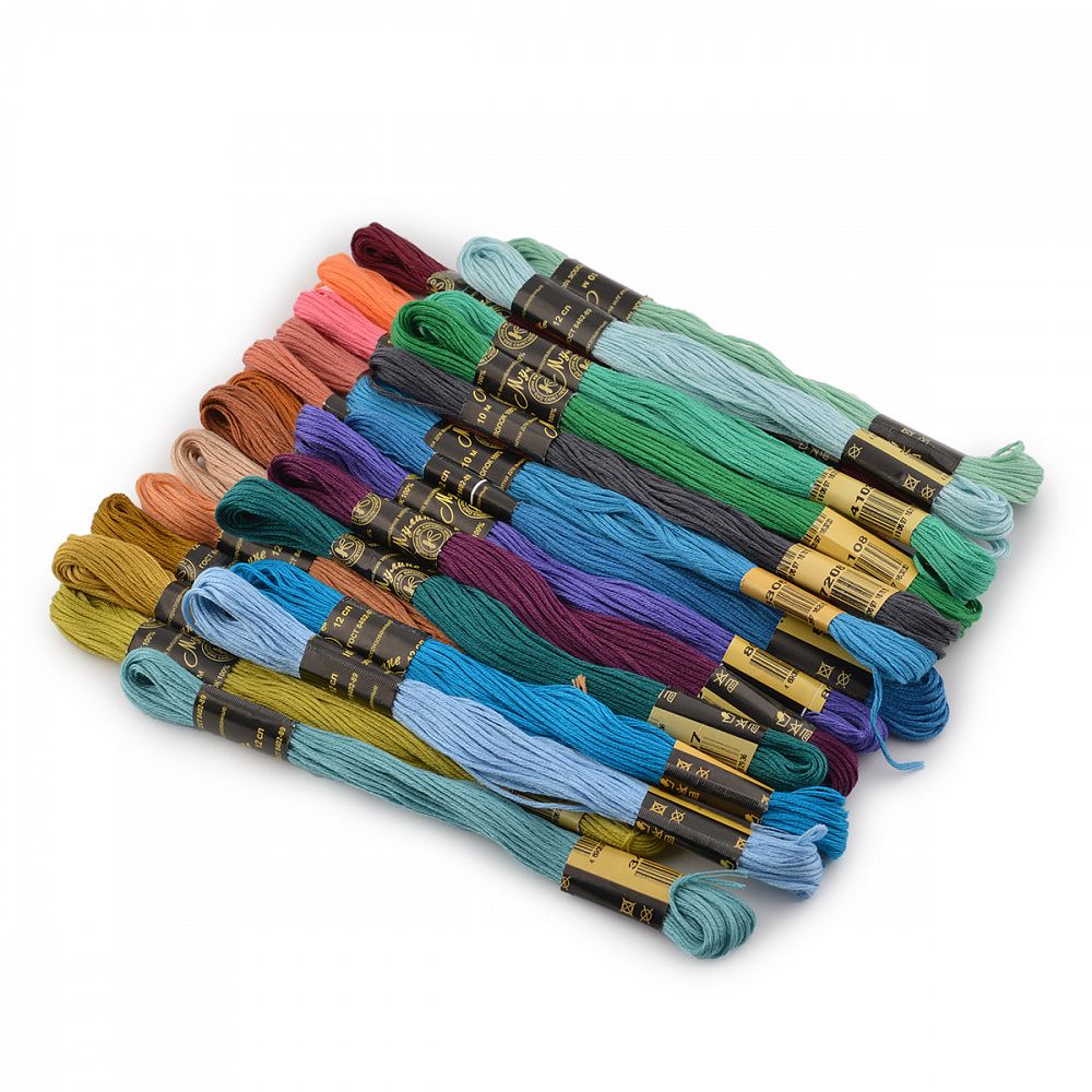 Набор мулине "Осенний" 25 шт по 10 м в ассортименте Набор мулине "Осенний" 25 шт по 10 м в ассортименте