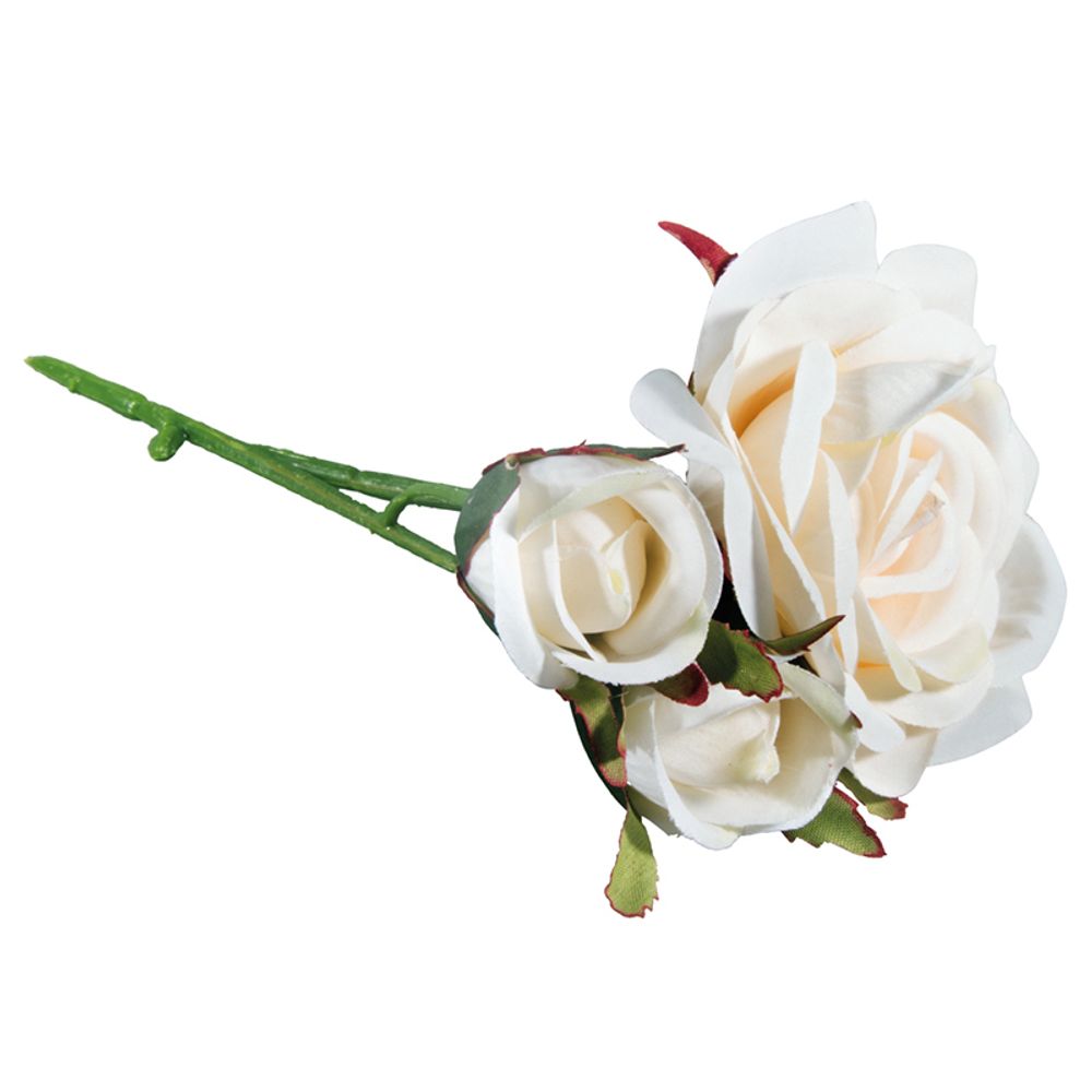 Цветы искусственные Роза белая, Rayher