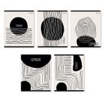 Тетрадь ученическая общая, выборочный лак, A5+ 96 л. на скобе 60 г/м², белизна 100%, 5 шт, клетка в термоусадочной пленке, 000778 Всё сложное просто, Светоч 96ТЕТк-003