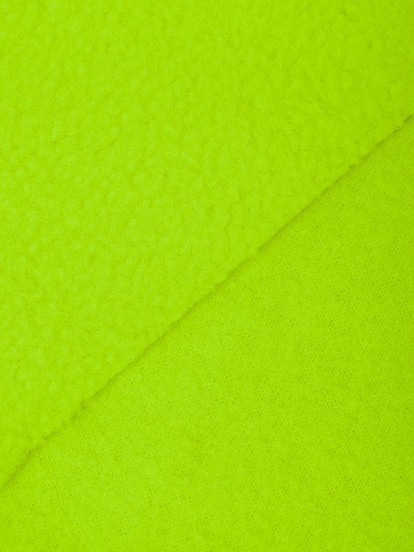 Флис 2-сторонний 190 г/м², 150 см / 2 метра, TBY-0059-229.2, цв.F229 неон желтый