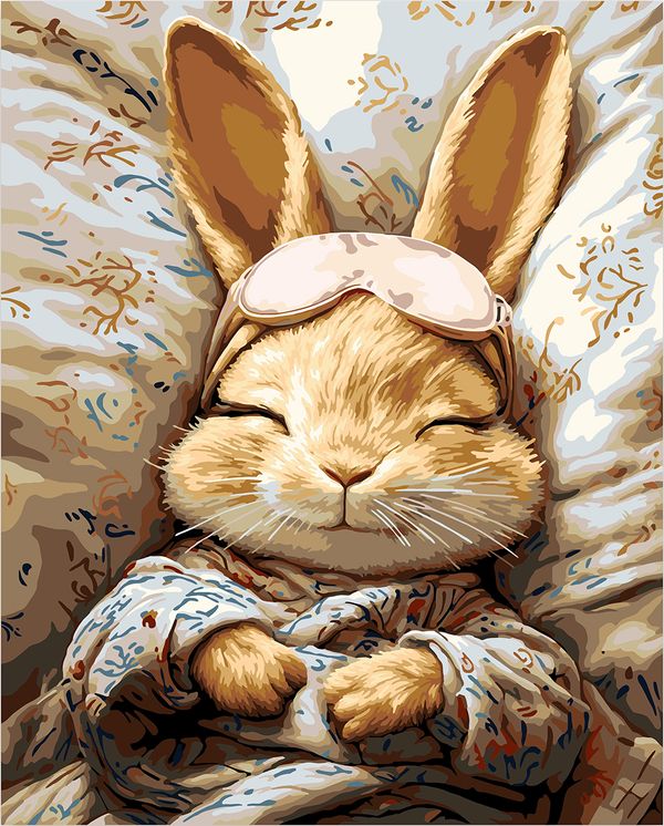Картина по номерам Фрея PNB/PL-336, Сон зайки, 50х40 см