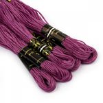 Мулине ПНК им.Кирова цв.2003 сиреневый, 24 мотка по 8 метров