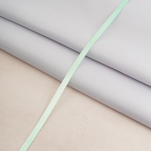 Лента атласная 2-сторонняя 6.0 мм / 22.86±1 метров, C1153 мятный, 6102-0008, Globus