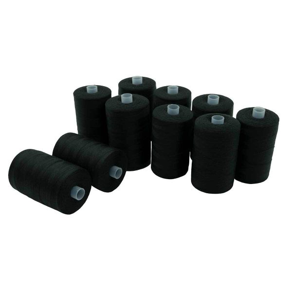 Нитки армированные ПНК им.Кирова 35ЛЛ, 2500 м / 24 кат., 6818 черный