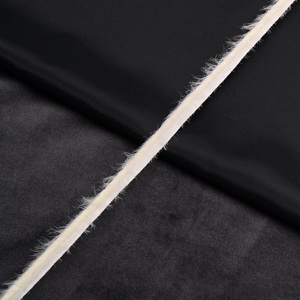 Кант декоративный Синель 10 мм / 45 метров, молочный, 3AR3045