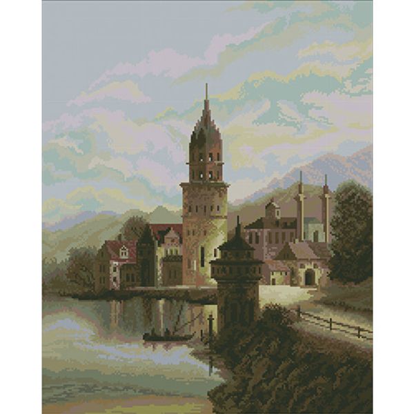 Набор для вышивания нитками Нитекс, Голландия 40х50 см, 7700735