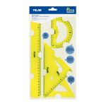 Набор для разметки Acid Flex&Resistant 4 предмета в пакете, желтый 359801Y, Milan