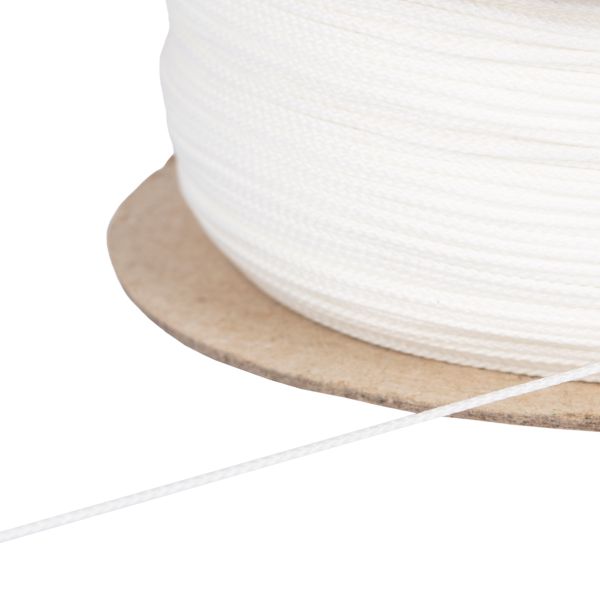 Шнур для мокасин ⌀1.0 мм, 200 м, белый, Gamma 1с16