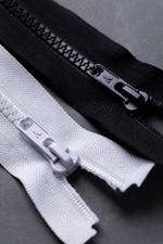 Молния трактор Т4 (4 мм) 1 зам., разъем., 40 см, 000 под алюминий, черный, G304 Gamma, 10 шт