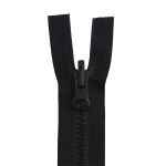 Молния трактор Arta Т6 (6 мм) 1 зам., разъем., 75 см, с реверсным замком, цв. 077 черный, 1 шт