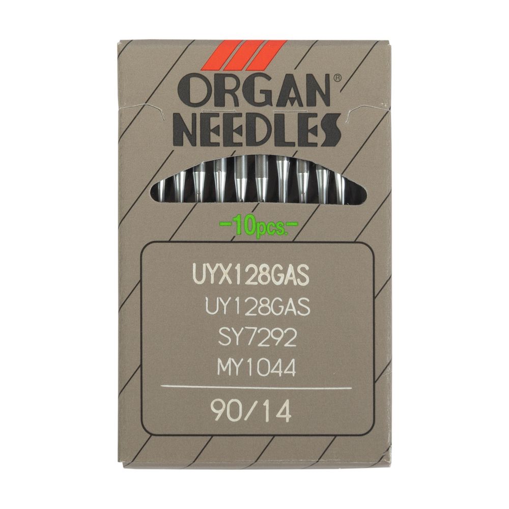 Иглы для промышленных швейных машин Organ UYх128 GAS 10 шт, 090