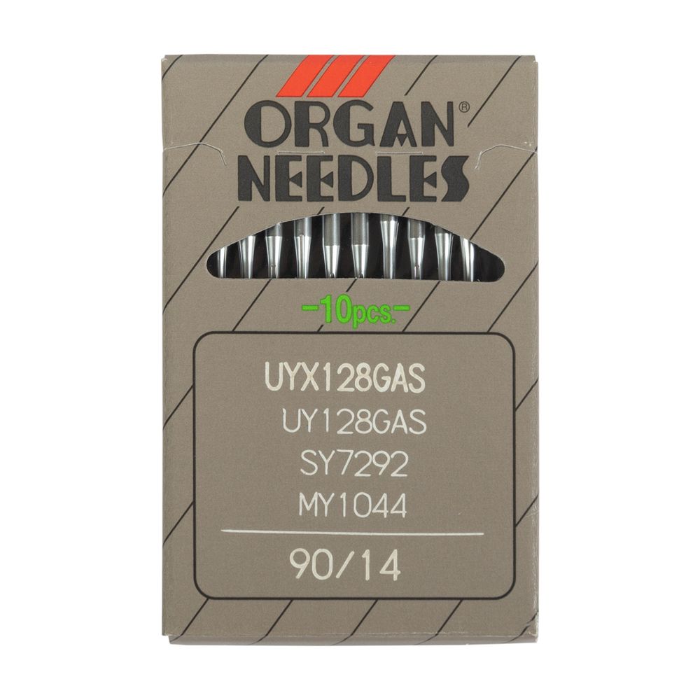 Иглы для промышленных швейных машин Organ UYх128 GAS, 10 шт, 090