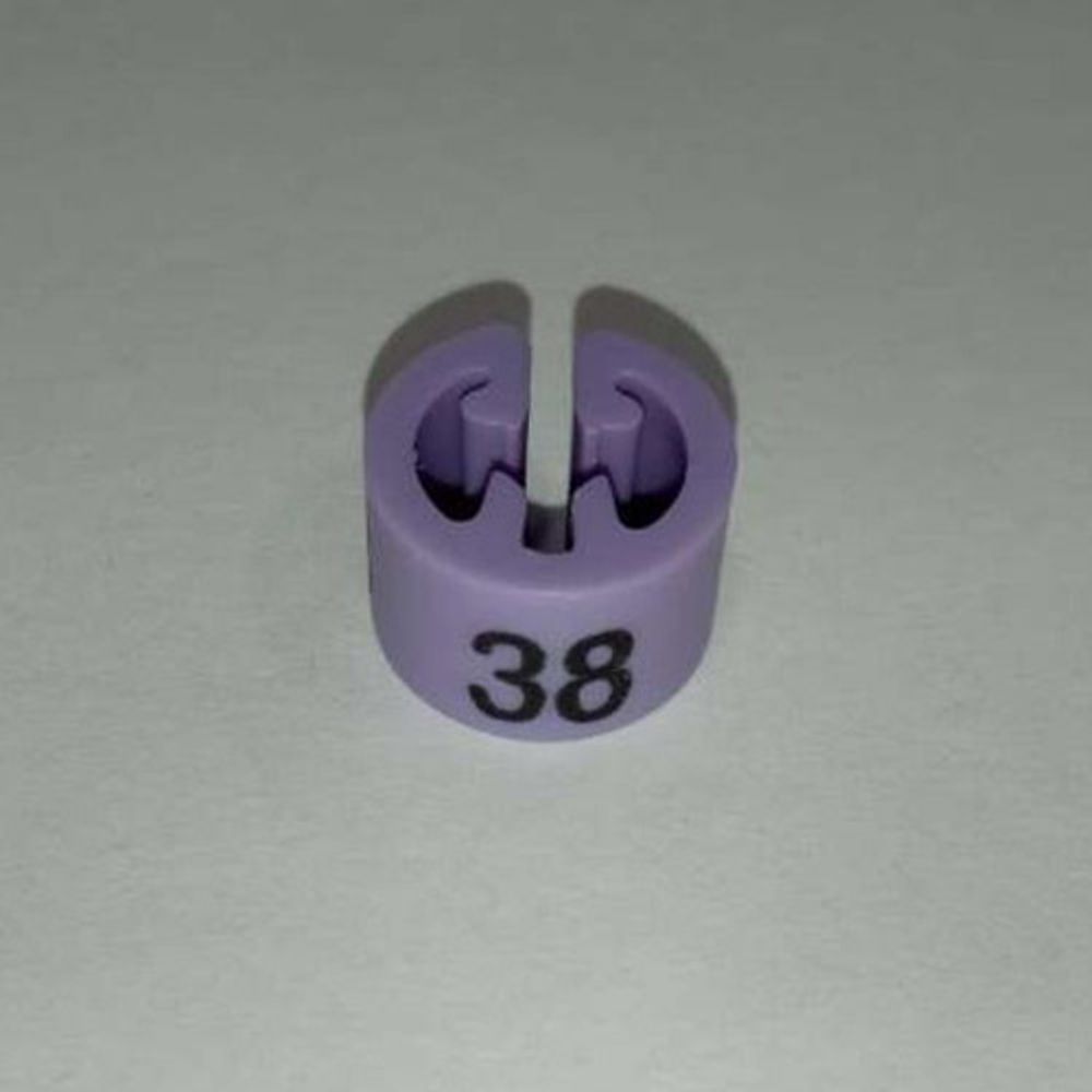 Размерник на вешалку (38 сиреневый), 50 шт