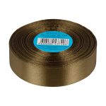 Лента атласная 1-сторонняя 25.0 мм / 33±2 метра, 144 т.хаки, Gamma