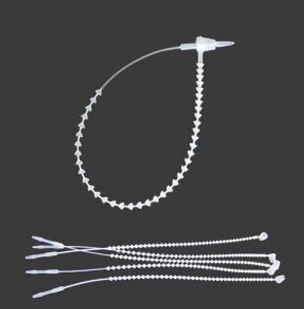 Держатели этикеток 125 мм, 5000 шт, прозрачный, Micron LT, УЦЕНКА