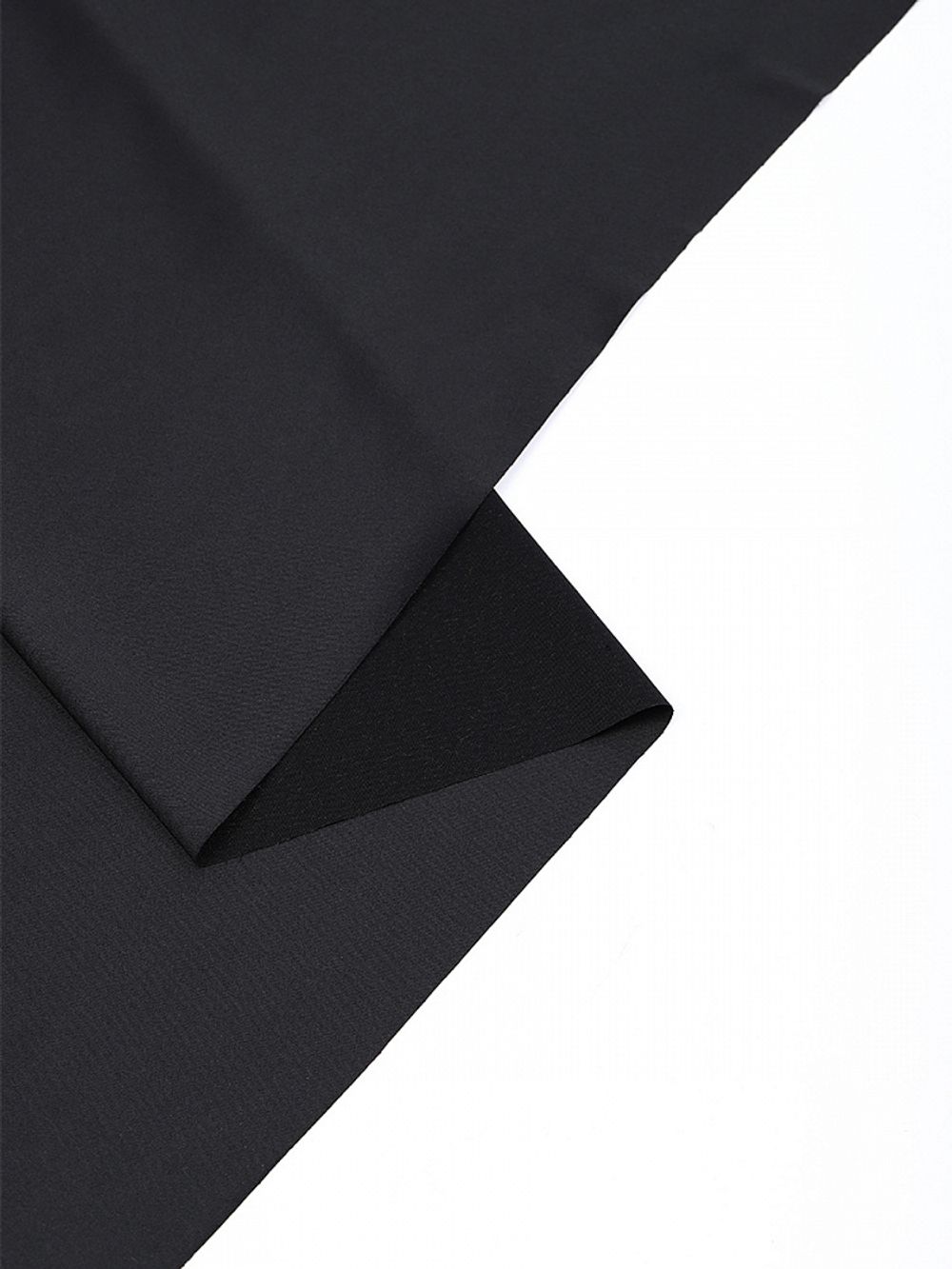 Атлас стрейч для нижнего белья 107 г/м², 125 см / 25 метров, 0180 цв.черный