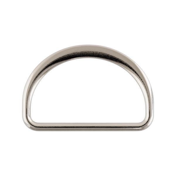 Полукольцо литое металл внутр. 35 мм, 10 шт, 04 никель, Gamma GH 21/35