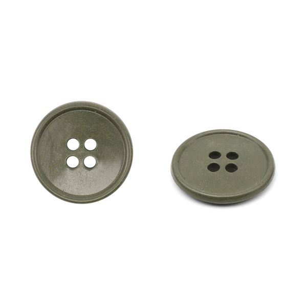 Пуговицы 4 прокола 20мм, ПС, хаки, 1000 шт, КЛ20-4