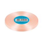 Лента атласная 1-сторонняя 6.0 мм / 33±2 метра, №007 персиковый, в термоплёнке, Gamma