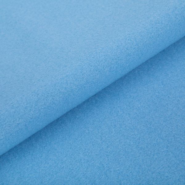 Флис 2-сторонний 160 см / 10 метров, голубой/blue, Gamma FG-005