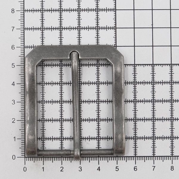 Пряжка ременная металл 40 мм. мат/чер.никель, 4 шт, BIG