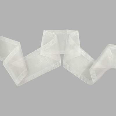 Лента для бантов (капрон) 11 см, 25 м (белый) С3503