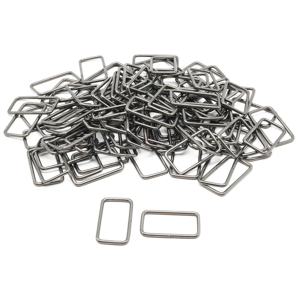 Рамка прямоугольная металл 40х3 мм, чер.никель, 100 шт