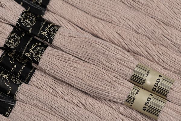 Мулине ПНК им.Кирова цв.1904 бл.фиолетовый, 12 мотков по 10 метров