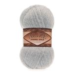 Пряжа Alize (Ализе) Angora Gold Simli / уп.5 мот. по 100 г, 500м, 021 светло-серый A