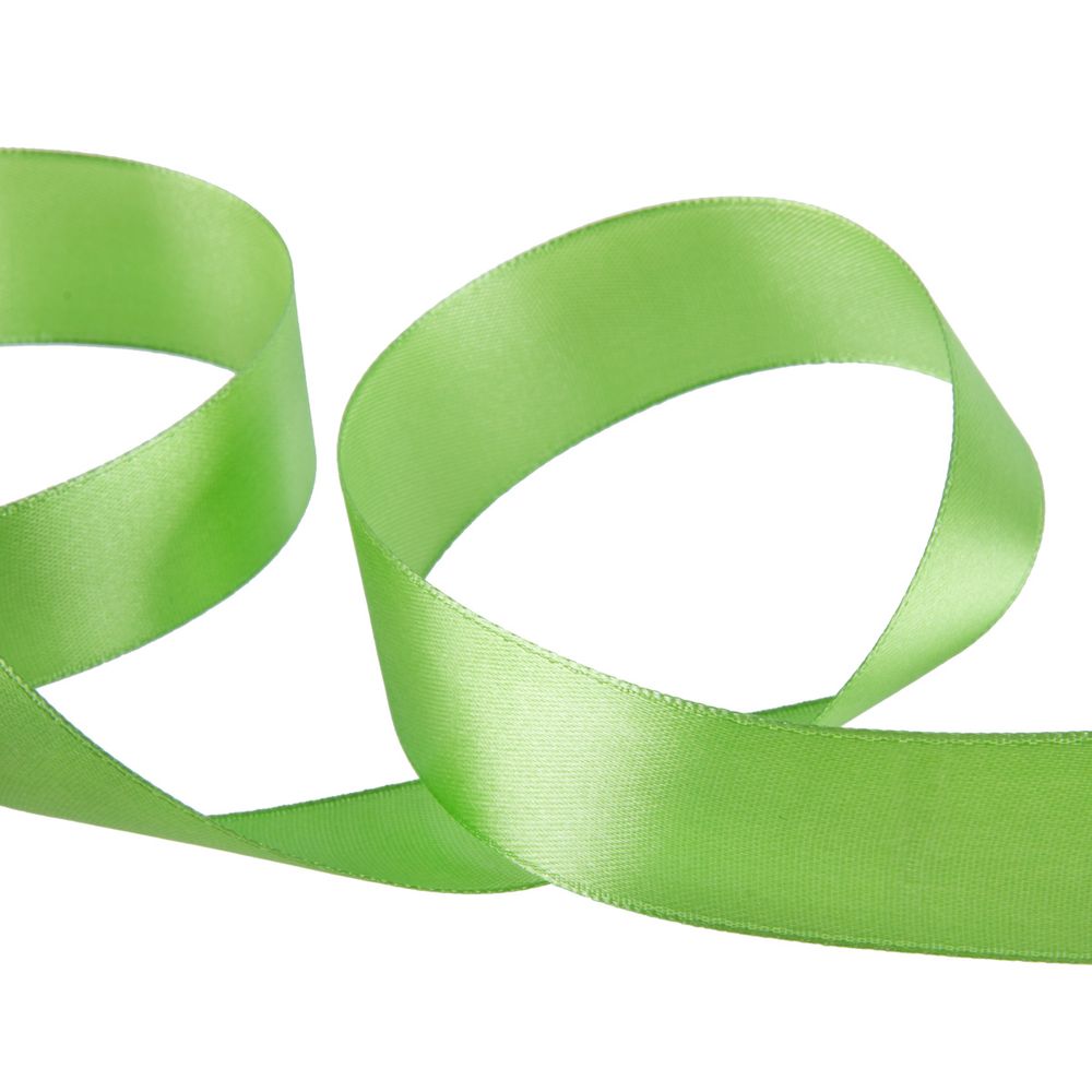 Лента атласная 1-сторонняя 25.0 мм / 33±2 метра, №086/1 мята, в термоплёнке, Gamma
