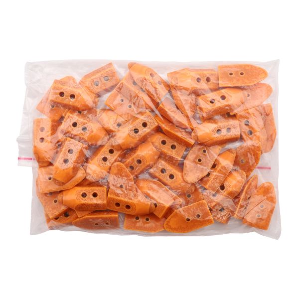 Пуговицы детские Карандашик 36L (23мм), пластик (оранжевый), 50 шт, Б30(3.02-1474-23)