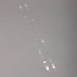 Бретели для бюстгальтера 10 мм, цв.прозрачный глянцевый, никель, TBY.0T102, уп 10 пар