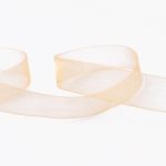 Лента капроновая (органза) 20.0 мм / 22.8±1 метра, 009 рыжий, Blitz OR-20