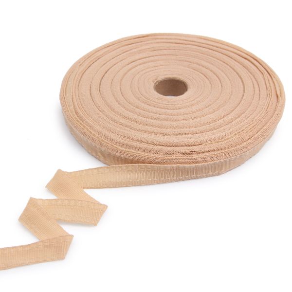 Тесьма брючная односторонняя 16 мм, 50 м, 2.9 г/м, 304 бежевый