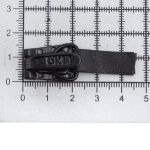 Крючок шубный PQ 45 мм, черный, PQ5202, 5 шт