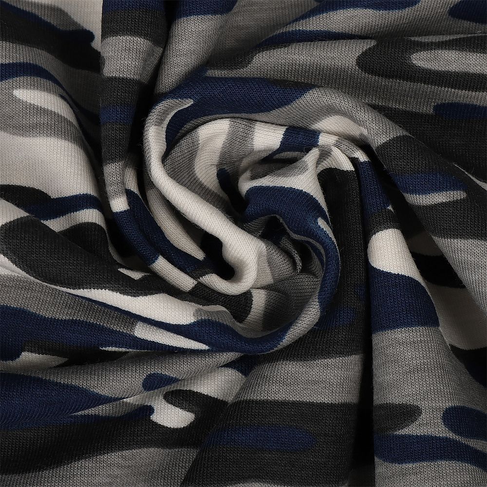 Кулирка с лайкрой пенье 190 г/м², 180 см / 6 метров, КУЛ.190.КМФ.ХАКИ.СИН.6, хаки/синий