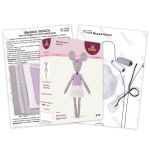 Набор для шитья игрушки Мышка Хельга 37 см, Miadolla TT-0220