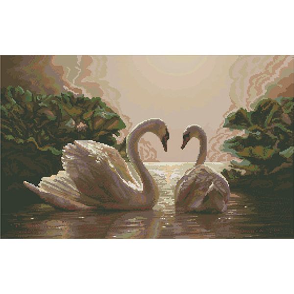 Набор для вышивания нитками Нитекс, Свидание 56х35 см, 7700728