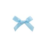 Бантики пришивные 3х2 см, 8 шт, голубой /TOS/