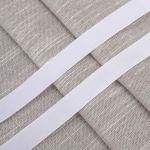 Лента бархатная (тесьма) 12.0 мм / 32.9±2 метров, 0081-1211, 01 белый