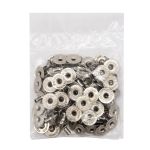 Часть кнопки Дельта (O-образная) ⌀14 мм (D-часть), 9 никель кольц, 100 шт