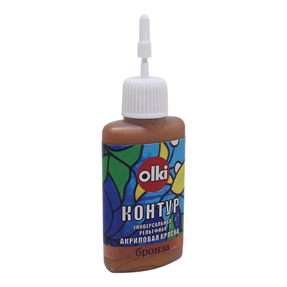 Контур акриловый для стекла и керамики (7495 бронза)