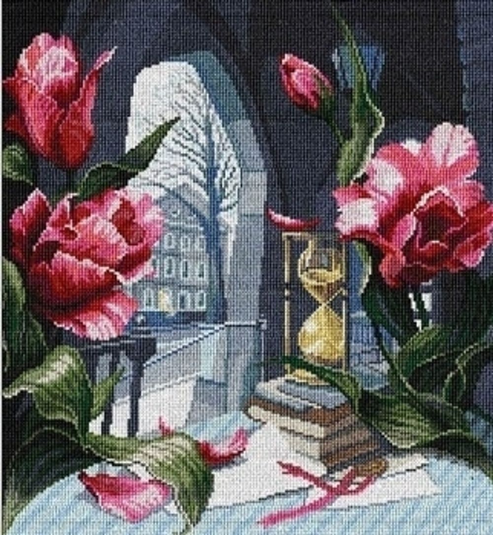 Набор для вышивания нитками Нитекс, Настроение 27х29 см