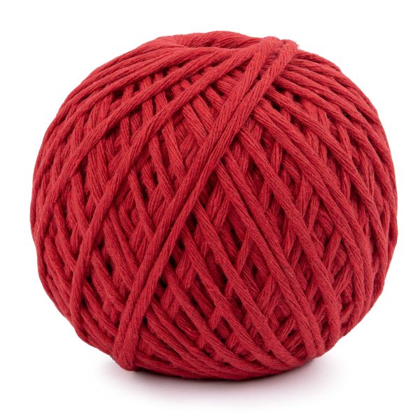 Шпагат х/б ⌀1.5 мм, 100% хлопок, 100 м, красный, Gamma ШХ5