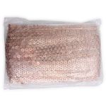 Тесьма с пайетками 3,5см / 13,72м (золото), 3AR072