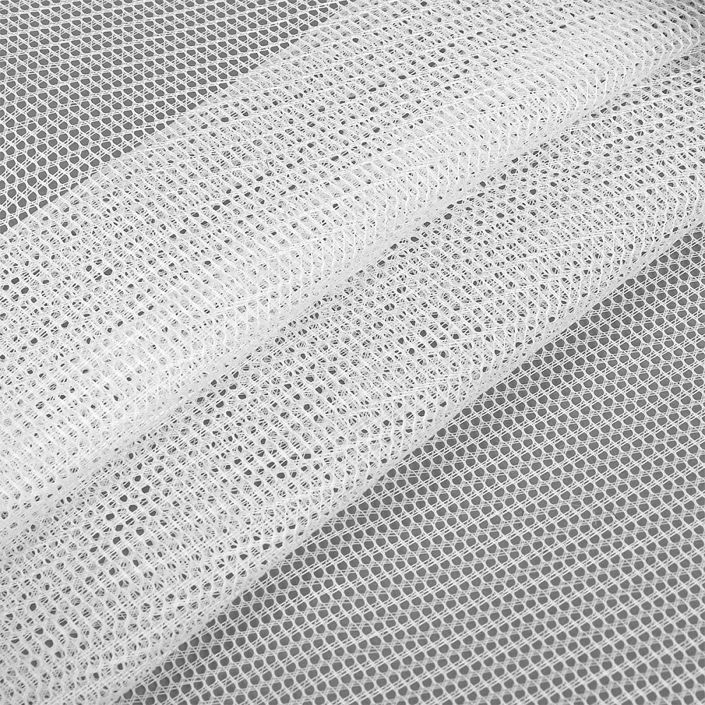 Сетка для бейсболок жесткая 70 г/м², 150 см / 1 метр, TBY.102-4.1, цв.белый