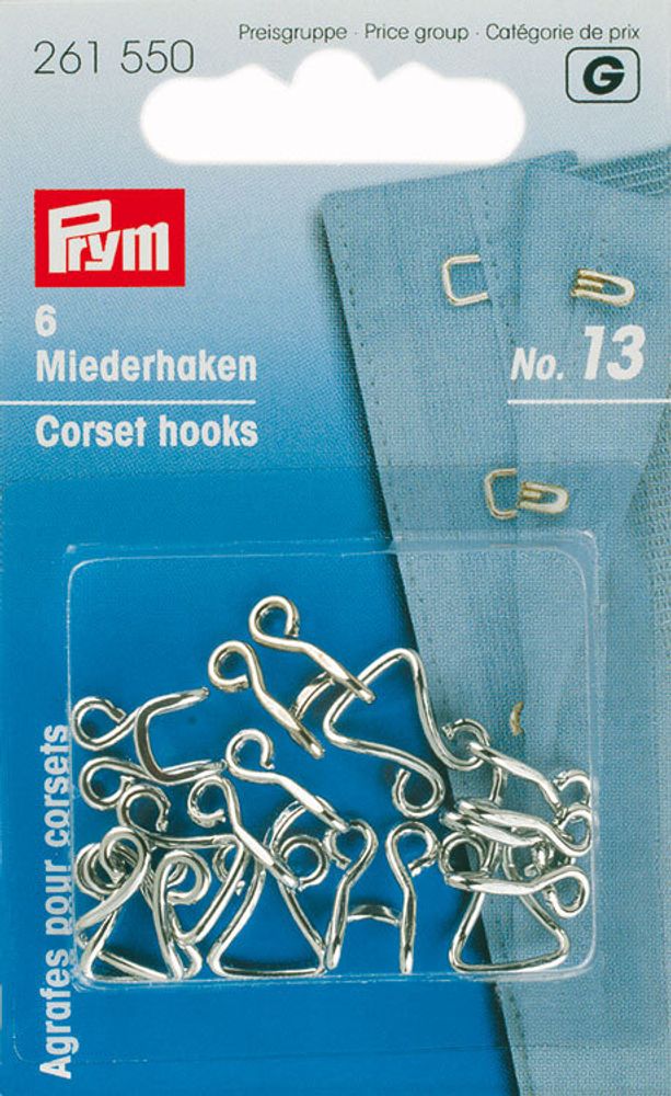 Крючки и петли для корсетов 261550 /TOS/