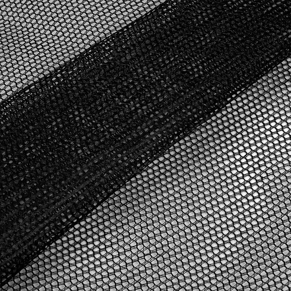Сетка для бейсболок жесткая 70 г/м², 150 см / 5 метров, TBY.102-1.5, цв.черный