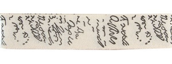 Лента хлопок с рисунком 16.0 мм / 5 шт по 3 метра, W24_113 Стихи, CLP-161 Gamma
